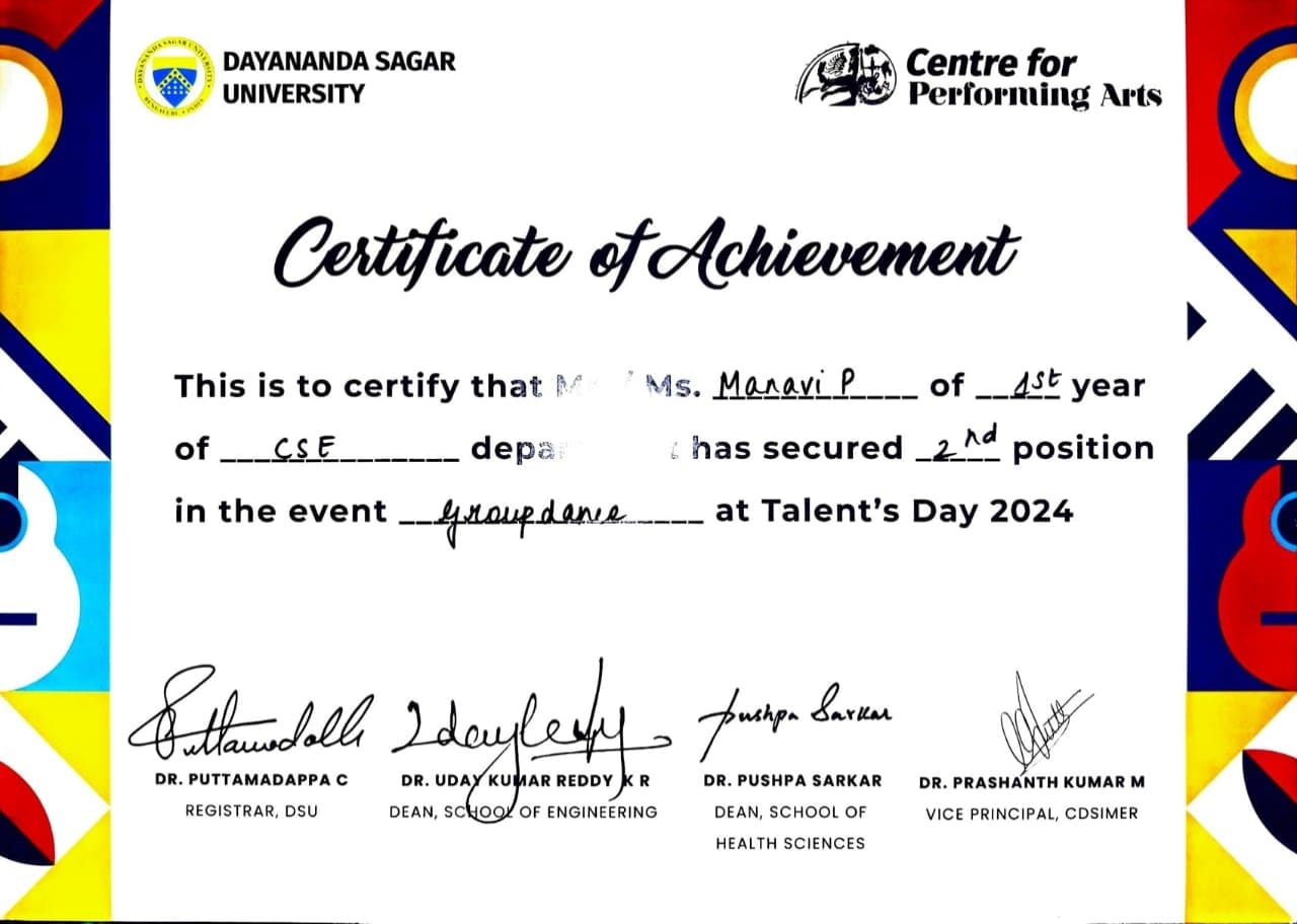 Achievement 3