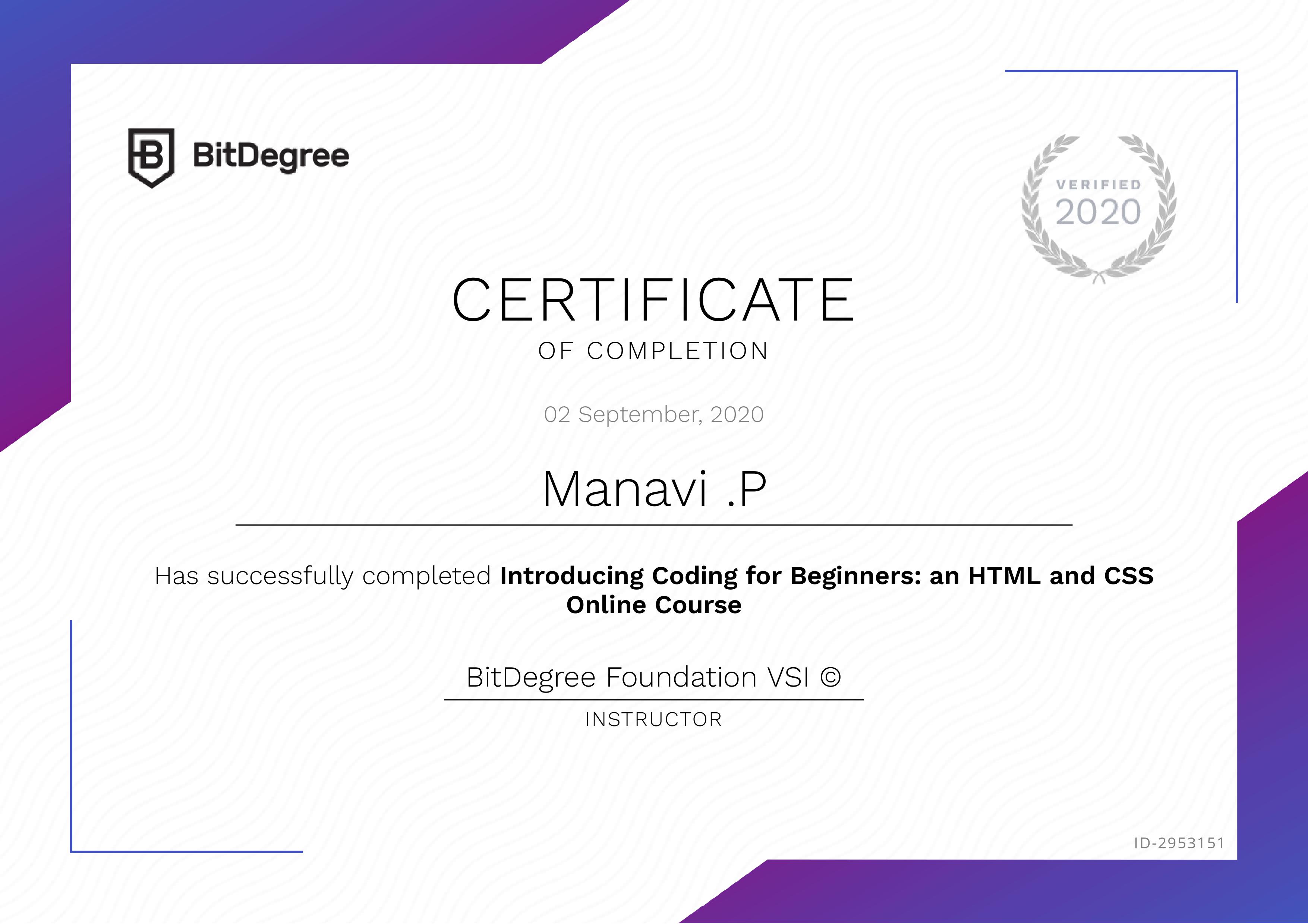 Certificate 2